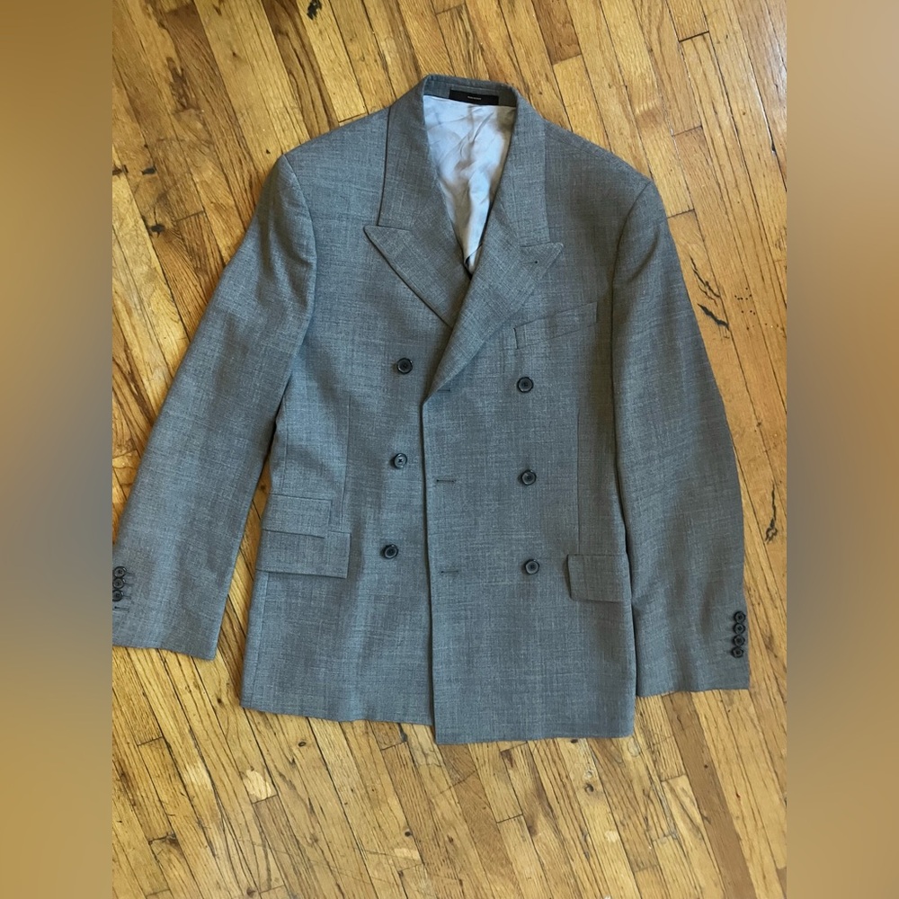 Paul Smith Charcoal Double-Breasted Blazer